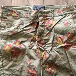 abercrombie floral shorts